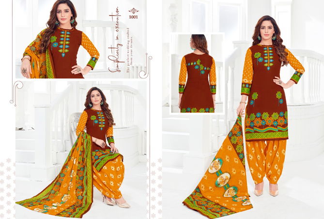 Laado Rio 14 Regular Wear Printed Pure Cotton Dress Material Collection 